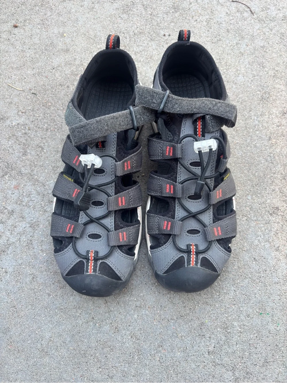 Keen Kid’s Grey Outdoor Closed-Toe Sandals
